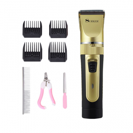Aparat de tuns cu acumulator pentru animale Surker, accesorii incluse [4]