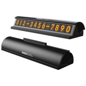 Accesorii auto - Placuta numar telefon parcare pentru bord cu numere magnetice
