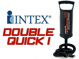 Articole de sezon - Pompa de aer manuala Intex Double Quick I 68612