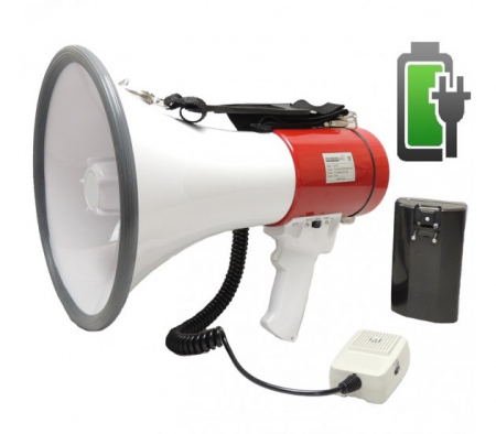 Megafon portavoce portabila cu microfon extern si acumulator, SD-10SH-B [1]