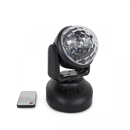 Echipamente petrecere - Proiector Disco LSY080 LED rotativ 360 cu telecomanda, Moving Head Lighting