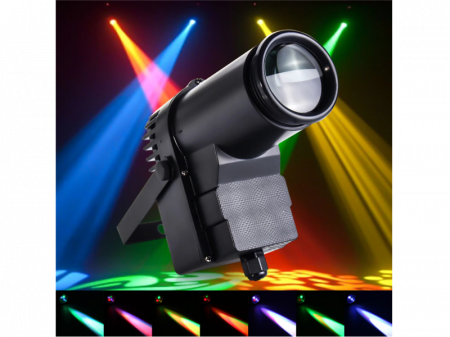 Echipamente de lumini - Proiector LED RGB 10w pentru globul cu oglinzi si  focalizare