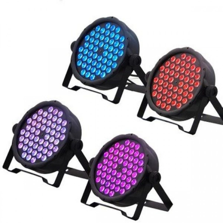 Proiector lumini PAR RGB cu 54 x LED-uri si sistem fixare [3]