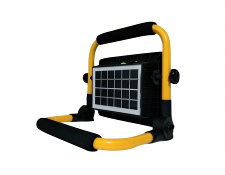 Proiector solar portabil tip lampa de lucru 50W,cu incarcare solara si USB [4]