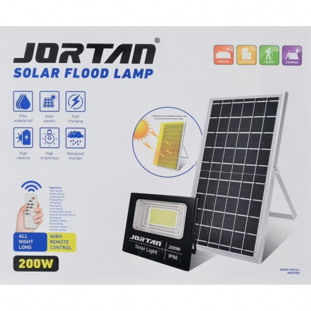 Proiector solar puternic JORTAN® de 200W si telecomanda inclusa [2]