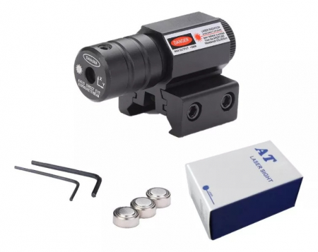 Binocluri & Lunete - Punctator fascicul luminos,laser rosu pentru fixare pe sina RIS 11 sau 20 mm