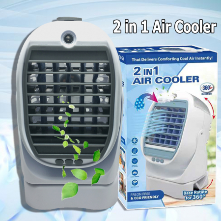 Racitor de aer 2 in 1 Air Cooler, cu vaporizator si rotatie 360 [4]