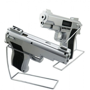 Electronice - Radio si mp3 in cu slot de card si acumulator forma de pistol
