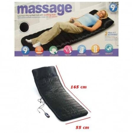 Saltea de masaj cu vibratii si incalzire 2-in-1,Massage 9 [2]