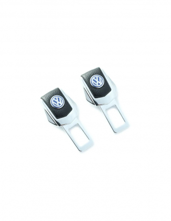 Accesorii auto tuning - Set 2 adaptoare pentru centura de siguranta auto cu sigla Volkswagen