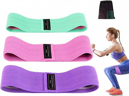 Set 3 benzi elastice cu 3 nivele de rezistenta pentru exercitii de fitness [2]