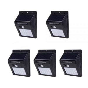 Lampi solare - Set 5 lampi solare cu 30 LED-uri SMD,senzor de miscare si senzor de lumina