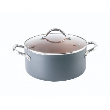 Set 6 piese cu 3 vase din aluminiu,invelis antiaderent Titanium & Ceramic,Grunberg GR 6936 [3]