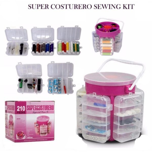 Mașini de cusut electrice - Set cu 210 accesorii pentru cusut,Super Costurero
