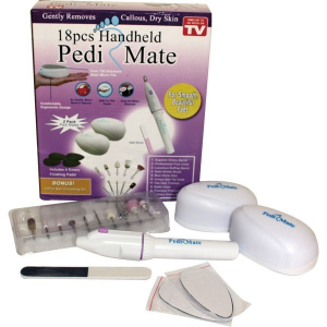 Freze si pile manichiura - Set de 18 piese pentru manichiura si pedichiura Pedi Mate