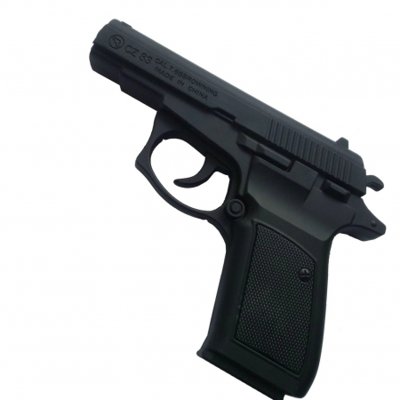 Bricheta antivant reincarcabila tip pistol metalic,cu teaca inclusa si suport [3]