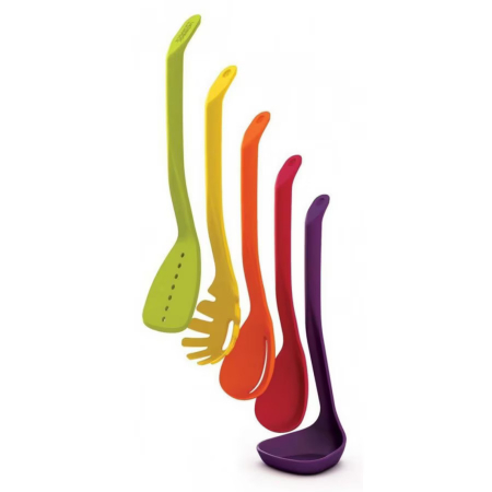 Articole pentru casa - Set 5 ustensile pentru bucatarie cu maner magnetic