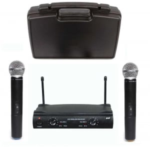 Set doua microfoane wireless profesionale,Shure UHF SM58 [1]