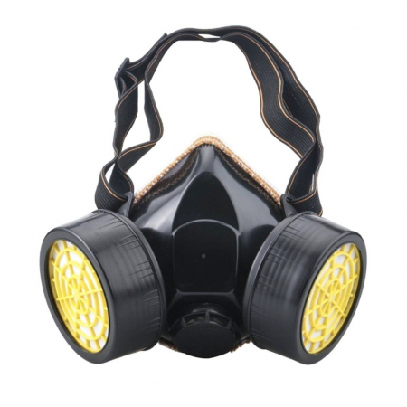Set ochelari si masca de protectie cu 2 filtre de carbon activ, pentru lucru in mediu chimic [2]