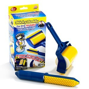 Produse de curatenie - Rola rotativa adeziva de curatat scamele Sticky Buddy
