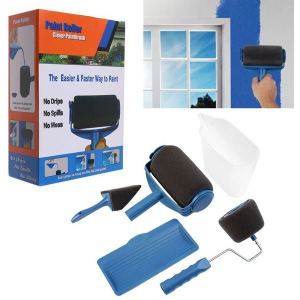 Unelte de vopsit si tencuit - Set trafalet Paint Roller Profesional,cu rezervor umplere si brat extensibil