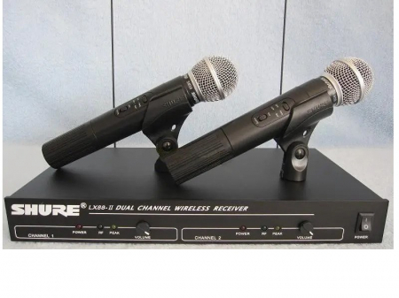 Sistem wireless cu 2 microfoane profesionale,Shure LX88-II [2]