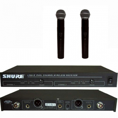 Sistem wireless cu 2 microfoane profesionale,Shure LX88-II [1]
