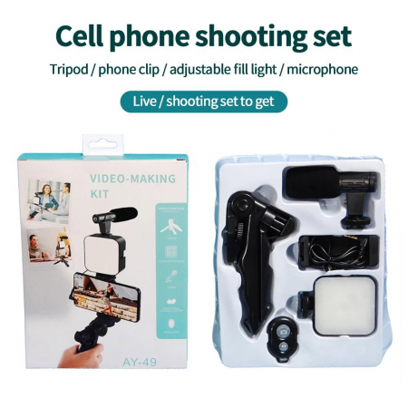 Set pentru vlogging si prezentari live cu telefonul sau camera foto [3]