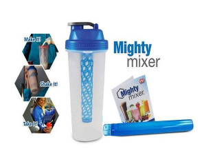 Mixere - Sticla cu mixer inclus Shaker Mighty Mixer