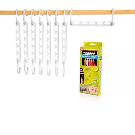 Set 8 suporturi organizatoare pentru umerase, Wonder Hanger [3]