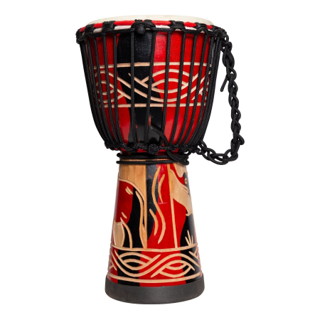 Tobe şi Percuţie - Tarabana profesionala sculptata din lemn pentru copii