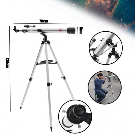 Telescop astronomic Power Telescope F70060,cu trepied reglabil [2]