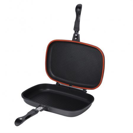 Bucatarie - Tigaie Doubletta 36 cm antiaderenta teflonata,tip grill Dessini Italy