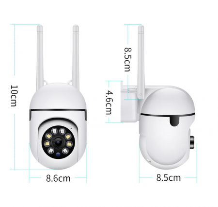 Supraveghere video si securitate - Camera de supraveghere audio si video Smart Wireless