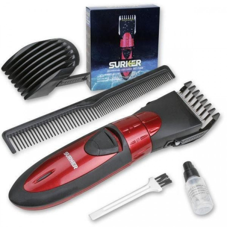 Aparate de tuns si ras - Masina de tuns cu acumulator Surker HC-7068 complet accesorizata