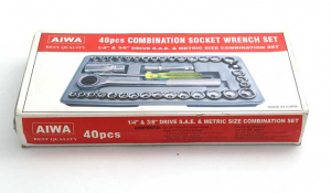 Trusa de chei tubulare cu 40 de piese incluse ''Aiwa' [3]