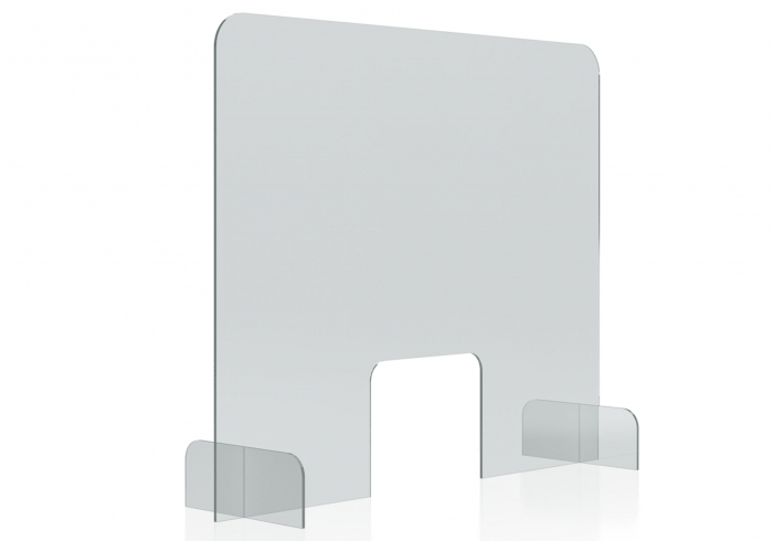 Protectie acryl pentru tejghea, birou 850*700(h) mm Magnetoplan [2]