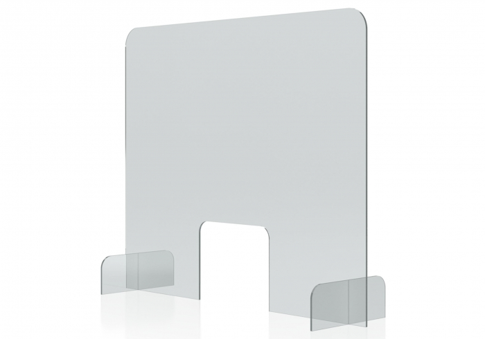 Protectie acryl pentru tejghea, birou 850*700(h) mm Magnetoplan [3]