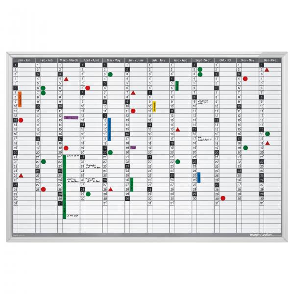 Planner Anual Permanent 900x600mm Magnetoplan [1]
