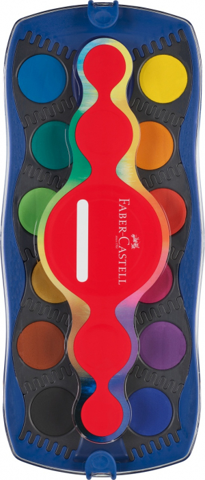 Acuarele 24 Culori Albastru Connector Faber-Castell [2]