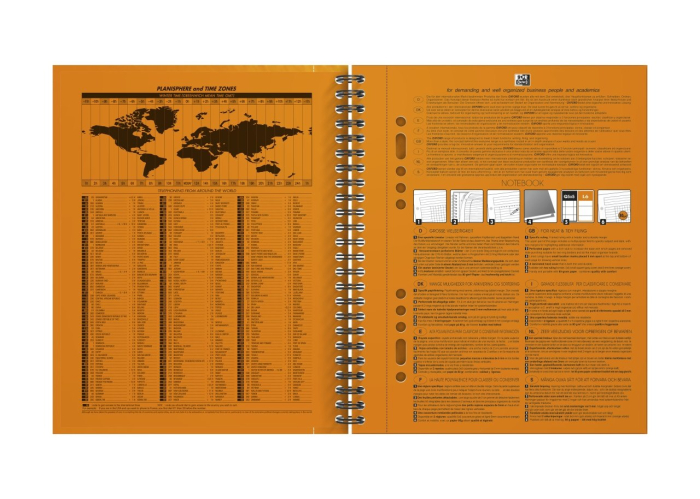 Agenda organizator Oxford International Active Book, DR A5+ 80 file, spira, 90g/mp, Oxford [4]