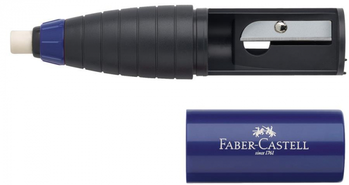 Ascutitoare Cu Radiera rosu/albastru Faber-Castell [3]