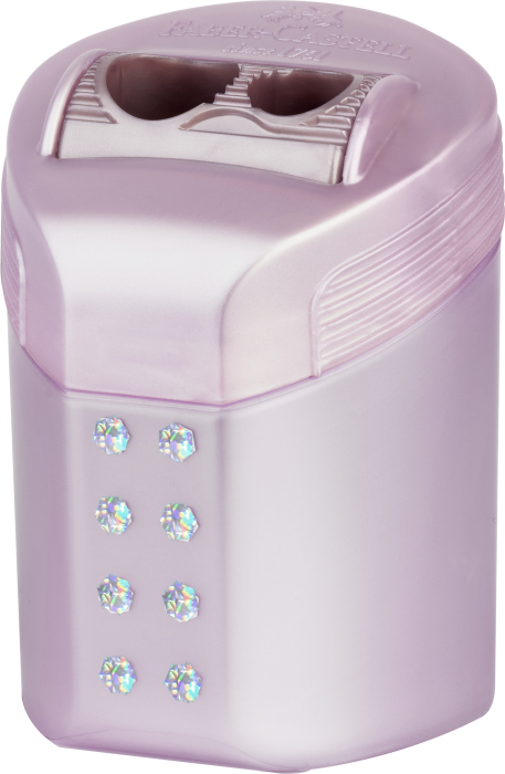 Ascutitoare Dubla Roll On Sparkle Pastel, Faber-Castell [2]