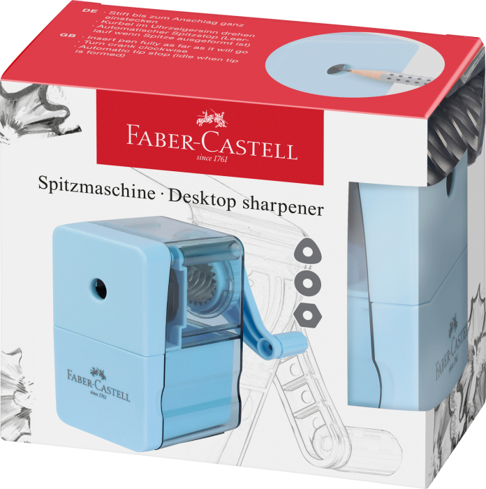 Ascutitoare Fixa Bleu Sky, Faber-Castell [2]