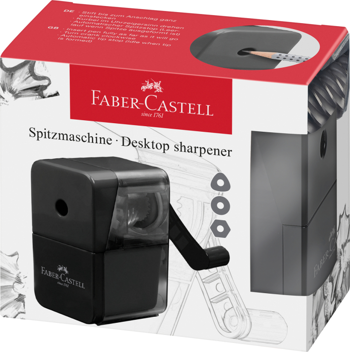 Ascutitoare Fixa Neagra, Faber-Castell [2]