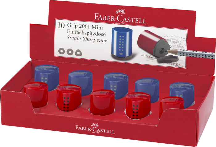 Ascutitoare Grip 2001 Mini Rosu/Albastru, Faber-Castell [4]