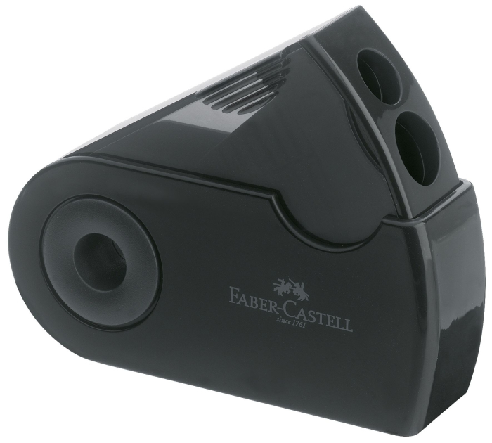 Ascutitoare Plastic Dubla Sleeve Neagra, Faber-Castell [4]
