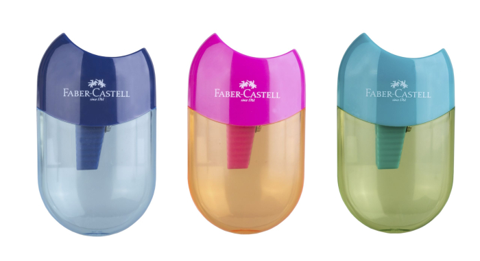 Ascutitoare Plastic Simpla Cu Container Apple Trend 2019 Faber, Faber-Castell [4]