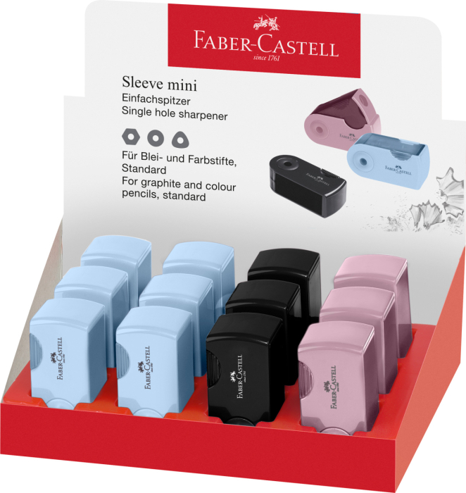 Ascutitoare Plastic Simpla Sleeve-Mini Harmony 2024, Faber-Castell [4]