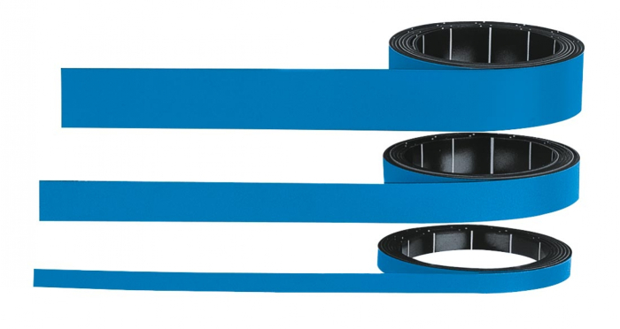 Banda magnetica MAGNETOPLAN bleu 1000 x 5 mm [2]